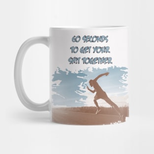 Fasybytes Runners Running You got 60 Sec to get it together Mug